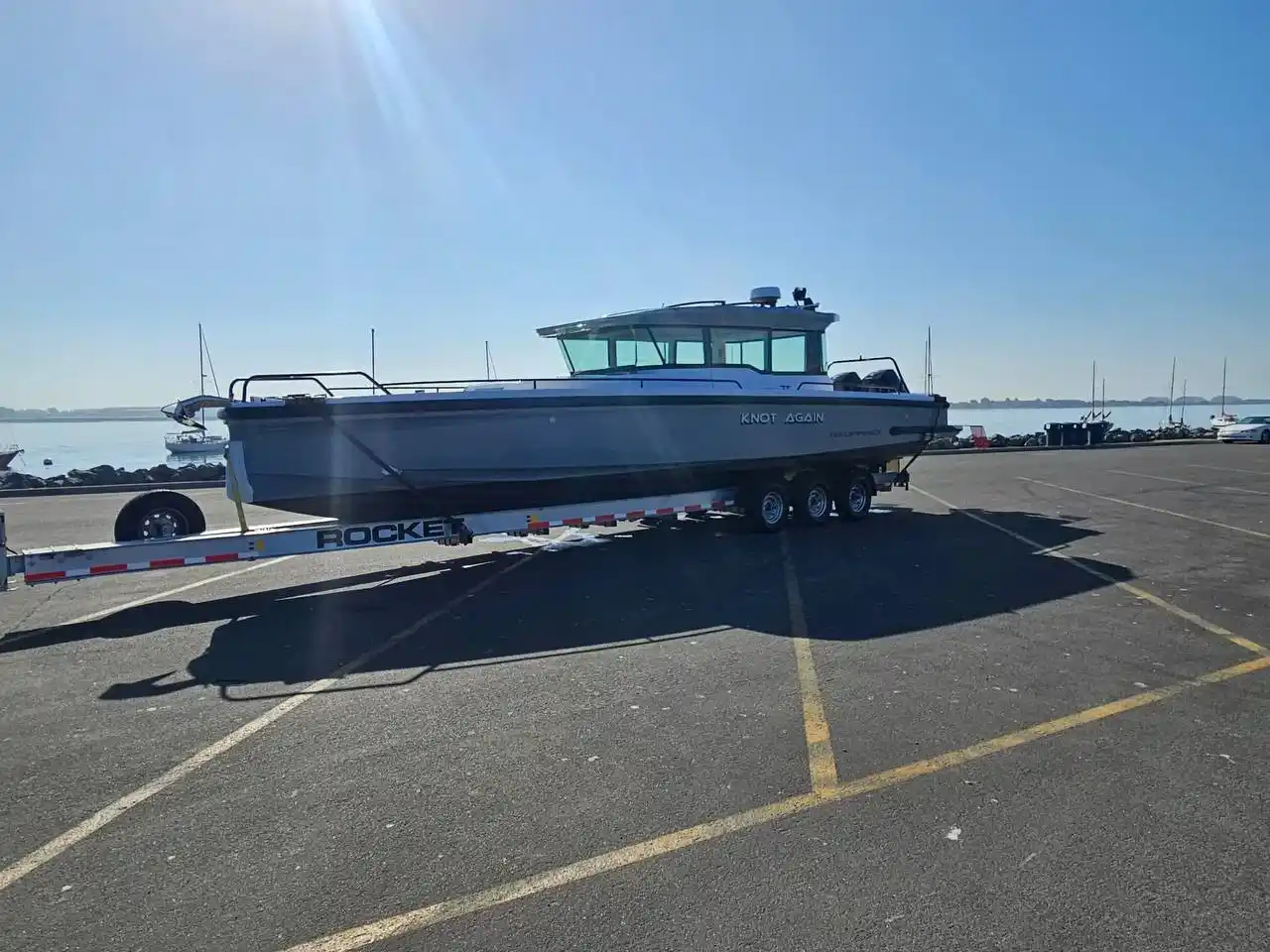 Old boat removed from private property